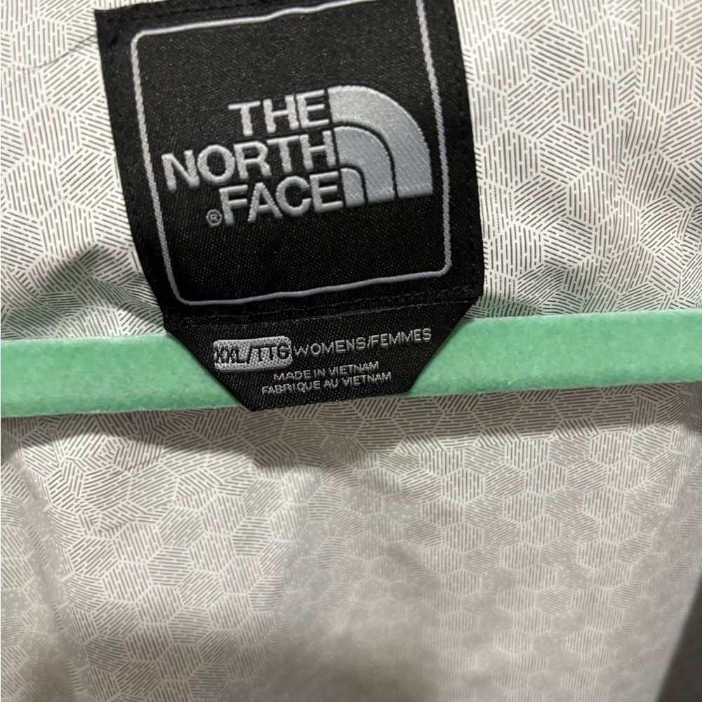 The North Face rain coat in blue with pink logo XXL - Picture 3 of 4